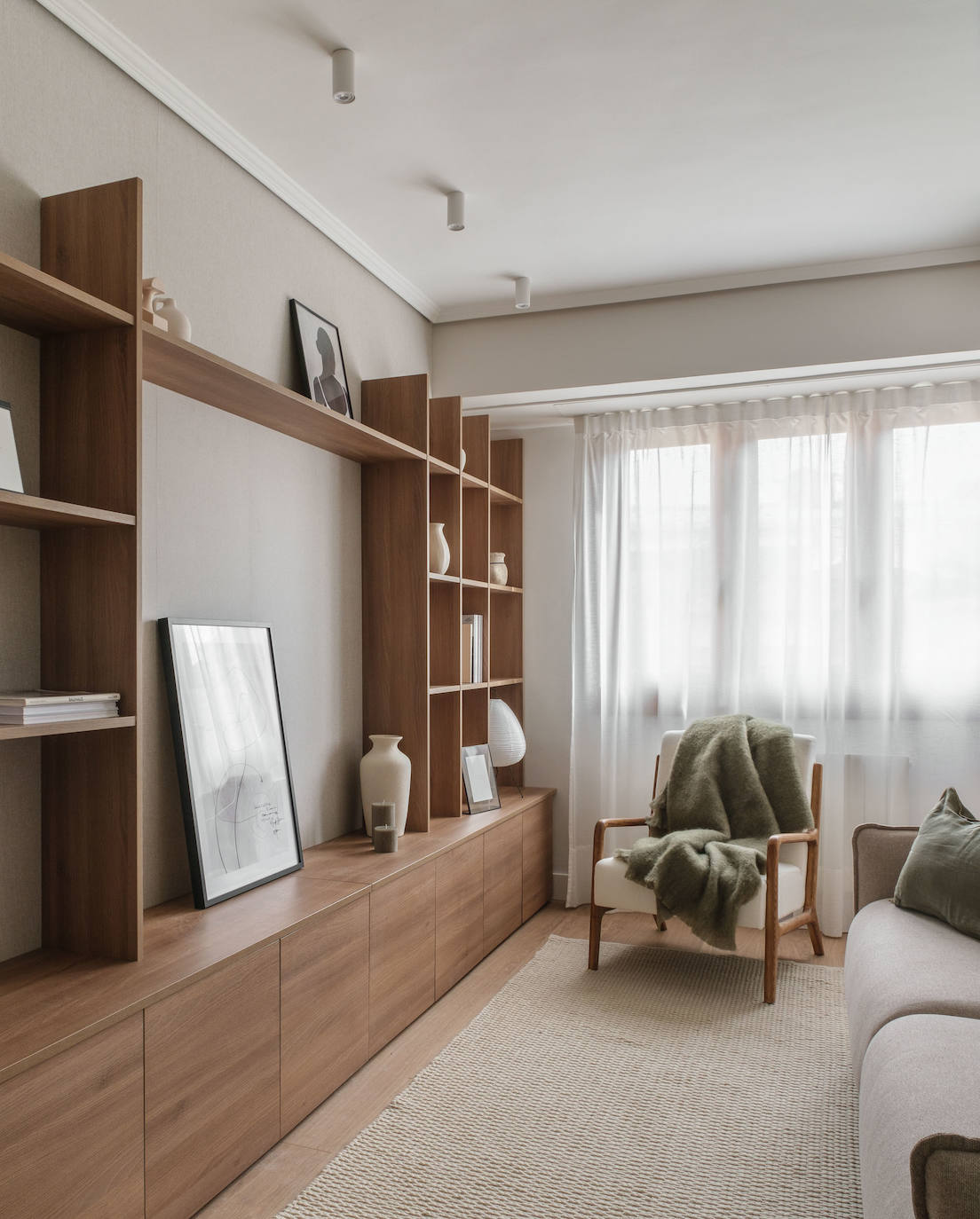 La casa de &#039;Cuéntame&#039; de 50 metros convertida en piso moderno y luminoso en Bilbao