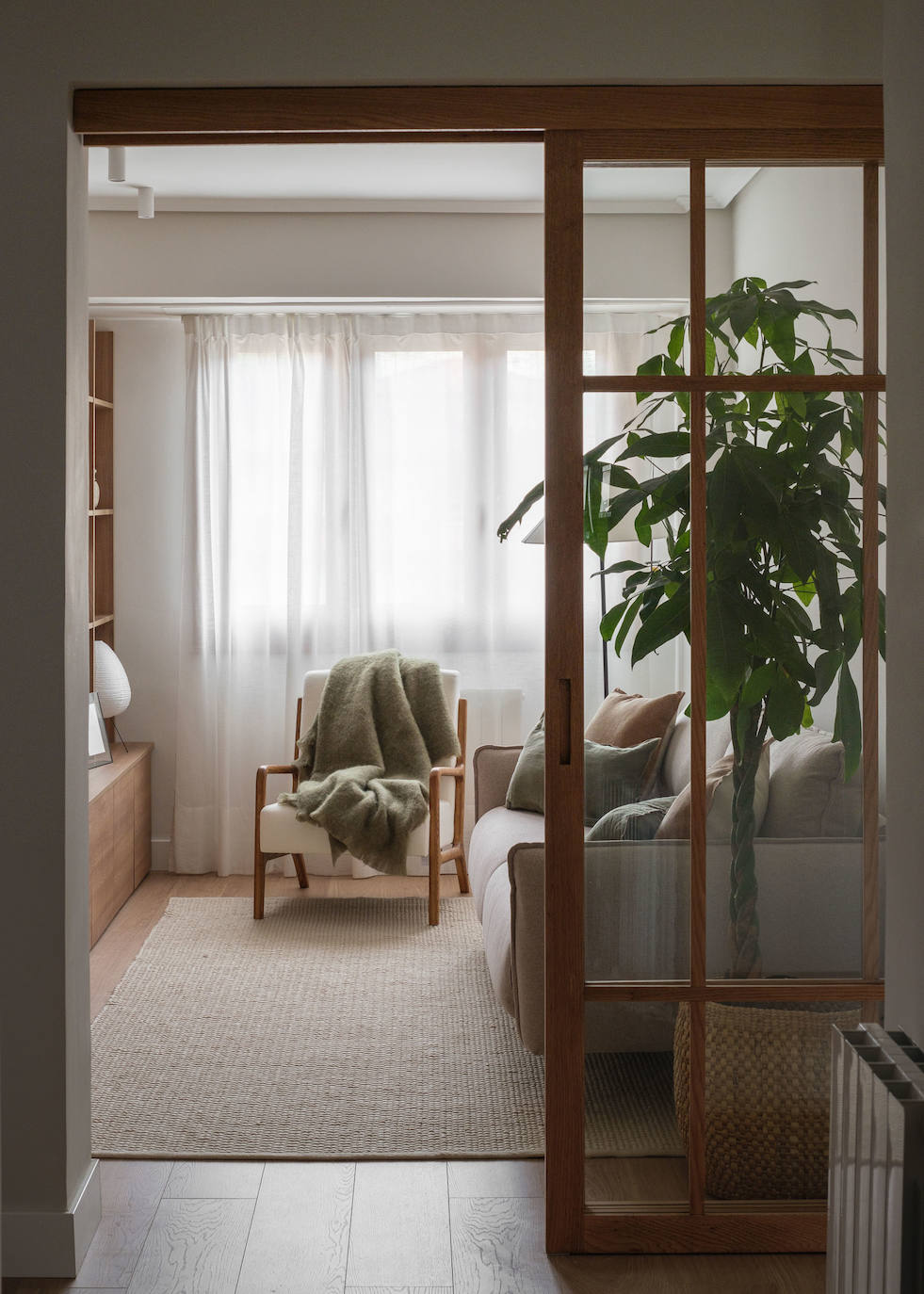 La casa de &#039;Cuéntame&#039; de 50 metros convertida en piso moderno y luminoso en Bilbao