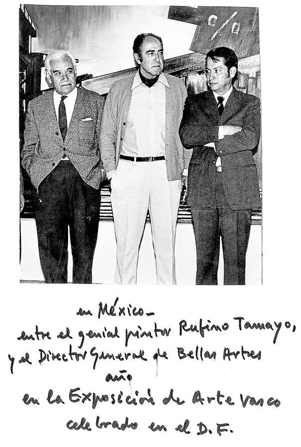 México, 1979. Con anotaciones de su puño y letra sobre la Exposición de Arte Vasco en México D. F.