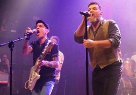 Fito Cabrales y Jon Careaga el domingo.