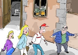 La tira de Cerrajería y los pisos turísticos