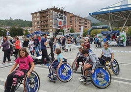 Una edición anterior de la jornada deportiva celebrada en Llodio.