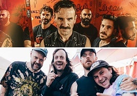 COBRA eta Cancer Bats taldeetako kideak.