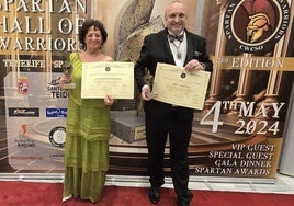 Lola Chamorro y Ángel Carlos Pérez, Gele.