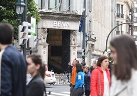 Sede del BBVA en la Gran Vía de Bilbao