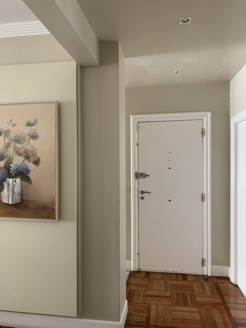 El recibidor antes de la reforma. 