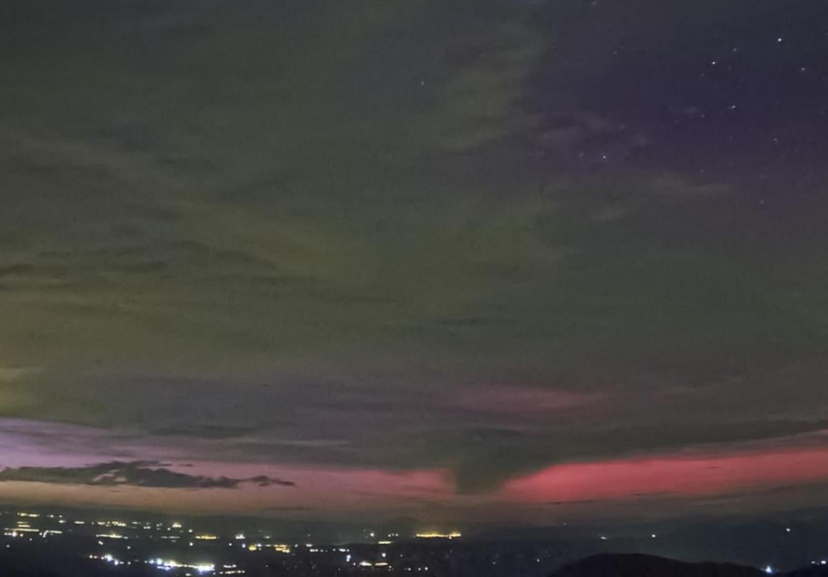 tormenta solar aurora boreal hoy