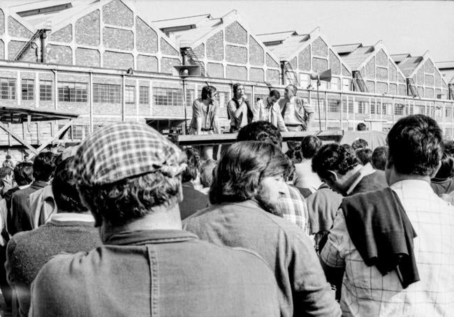 Asamblea en la Babcock Wilcox.