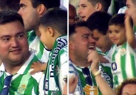 El entrañable vídeo de la primera vez de un niño con su padre en el Benito Villamarín para ver al Betis