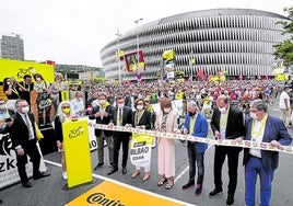 La salida del Tour en Bilbao el pasado verano fue un éxito deportivo y económico.