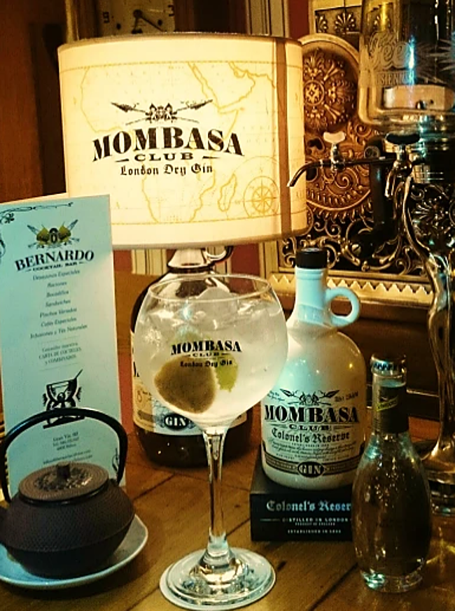 El 'Lucky Peach', el gin-tonic con el que Ceacero ganó un concurso en 2015.