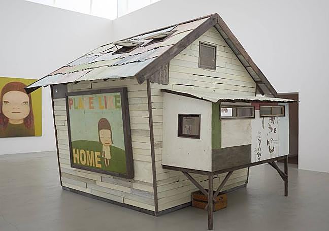 'Mi sala de dibujo, 2008, dormitorio incluido', una de las obras presentes en la retrospectiva del Guggenheim.