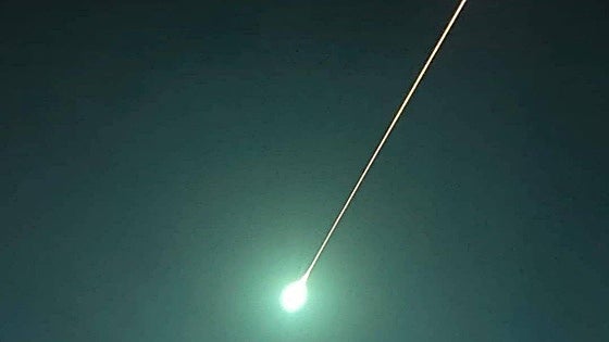 Las espectaculares imágenes de la bola de luz que ha cruzado España y Portugal