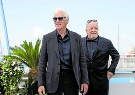 Richard Gere y Paul Schrader en el Festival de Cannes.