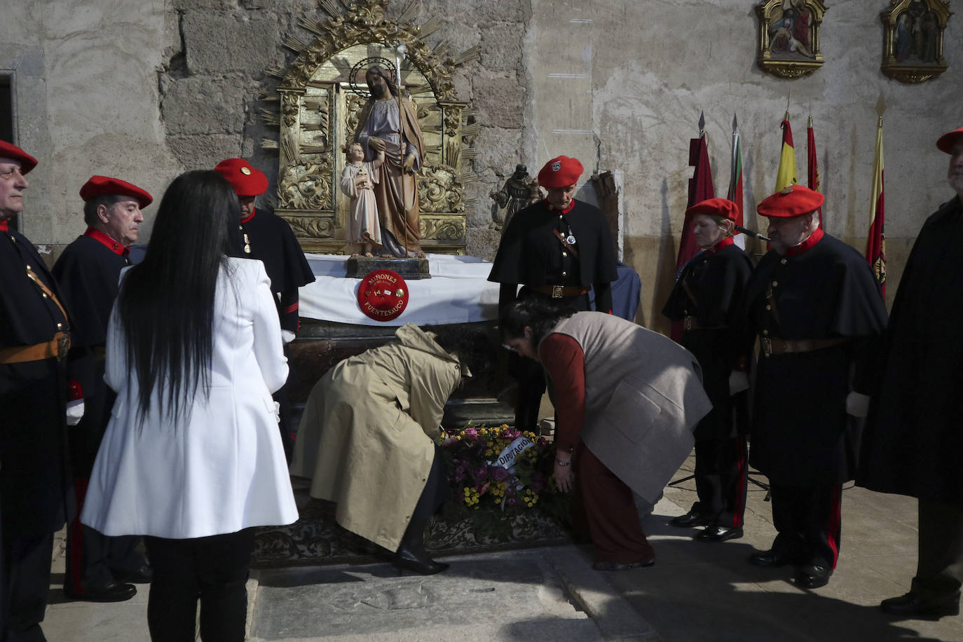 El homenaje al primer miñón alavés muerto en acto de servicio en Fuentesaúco