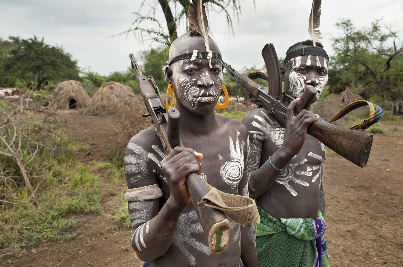 Los mursi, un símbolo del África que languidece