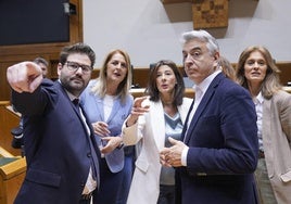 Los parlamentarios del PP, en el hemiciclo el día en que entregaron su acreditación.