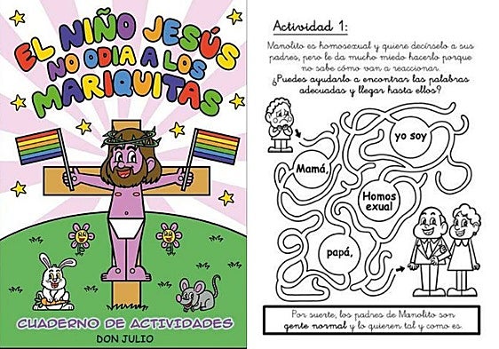 'El niño Jesús no odia a los mariquitas', el libro que indigna a una organización religiosa que pide su retirada