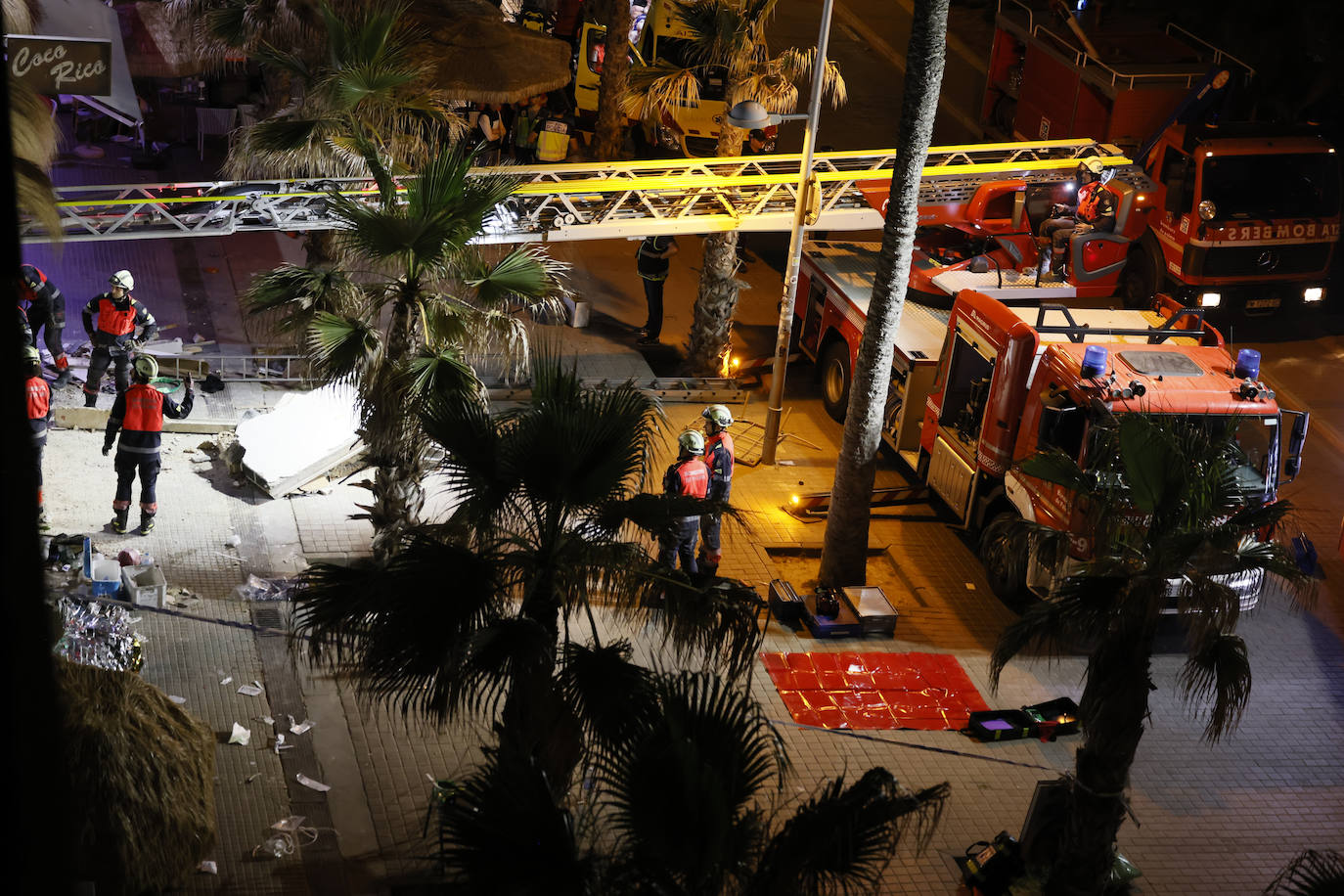 Al menos cuatro muertos por el derrumbe de un edificio en Palma de Mallorca