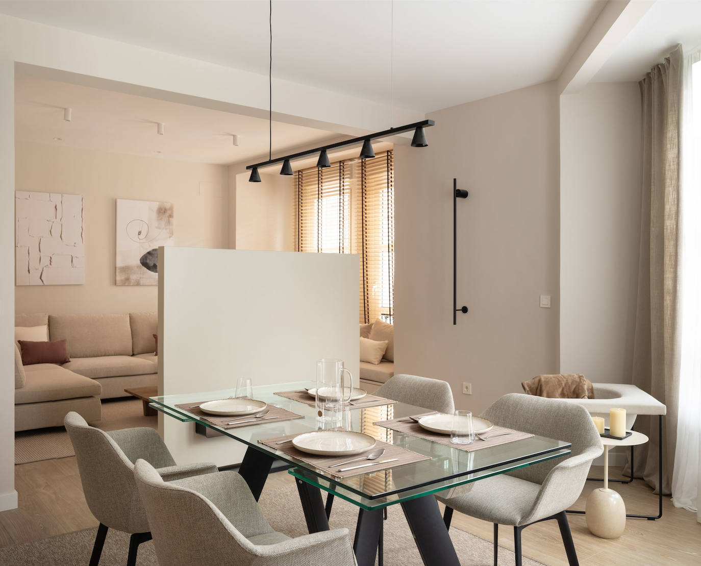 Un piso de 100 metros en el Ensanche de Bilbao en el que la cocina es la estrella