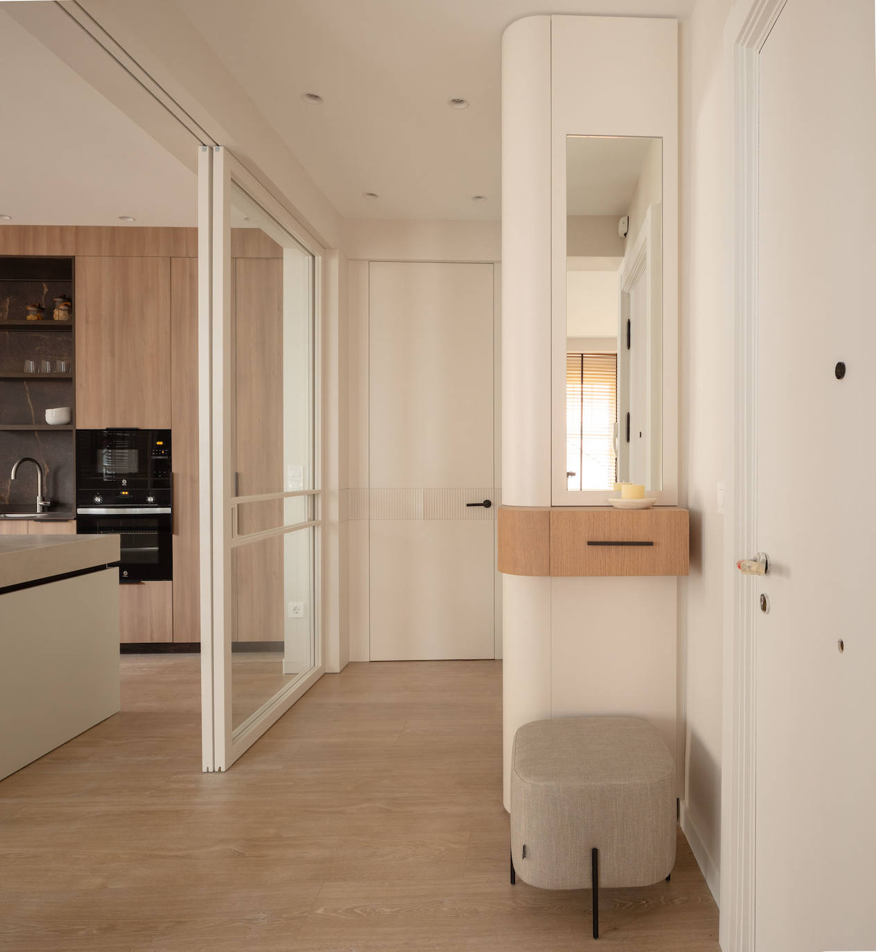 Un piso de 100 metros en el Ensanche de Bilbao en el que la cocina es la estrella