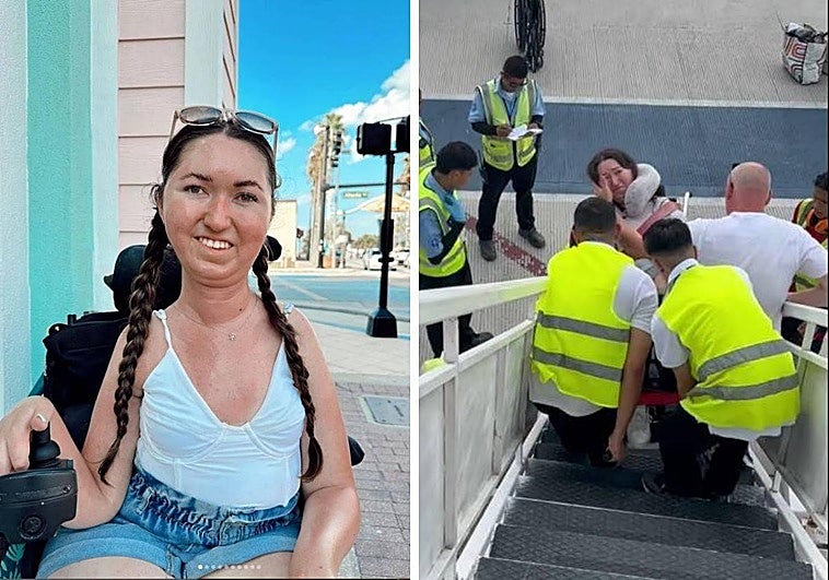 Una joven con discapacidad denuncia su «experiencia traumática» al bajar de un avión: «Estaba aterrorizada»