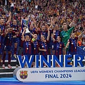 Bonmatí y Putellas dan su tercer título de Champions al Barça en San Mamés