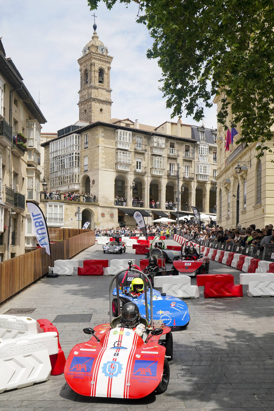 El centro de Vitoria se convierte en un circuito de carreras