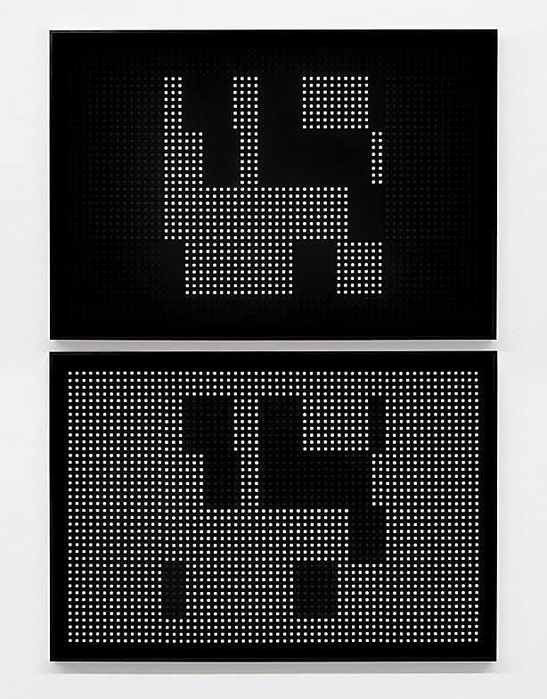 Imagen secundaria 2 - Detalles de tres de las obras de Jon Gorospe que se expondrán en Madrid.