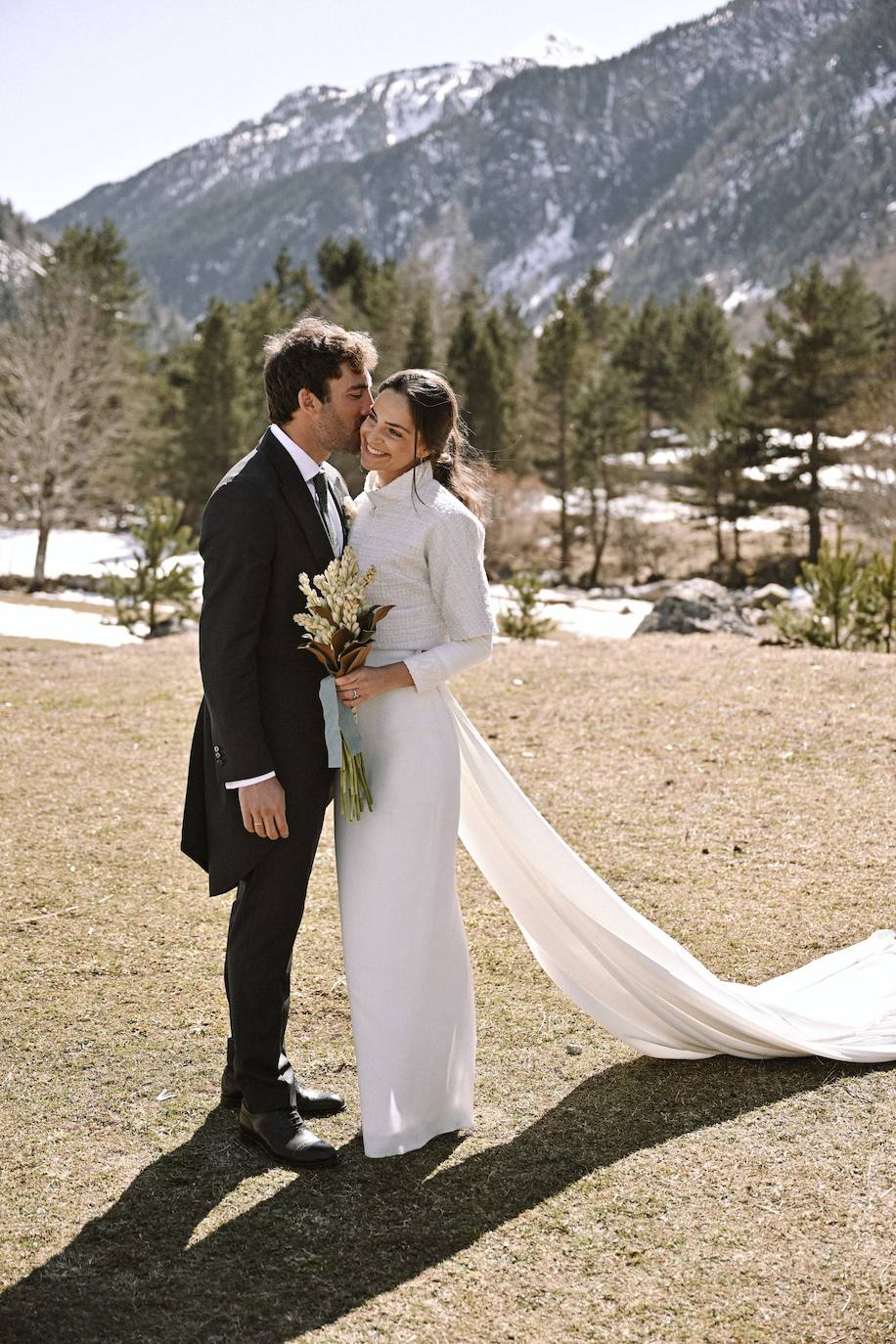 La boda de cuento de una interiorista bilbaína en Baqueira Beret