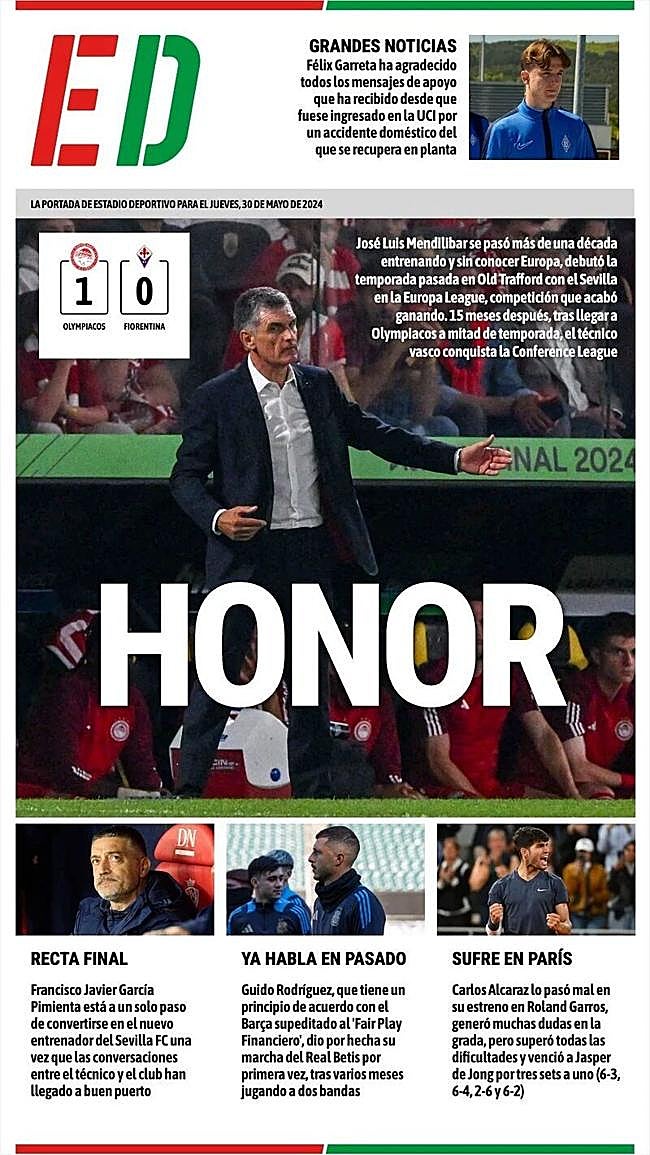 Portada Estadio Deportivo de Sevilla.