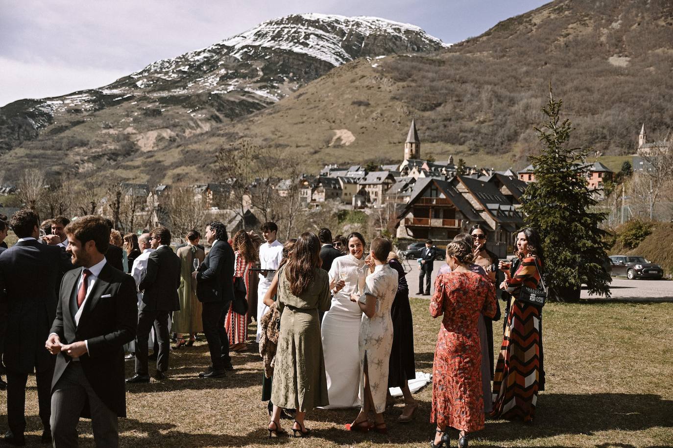 La boda de cuento de una interiorista bilbaína en Baqueira Beret