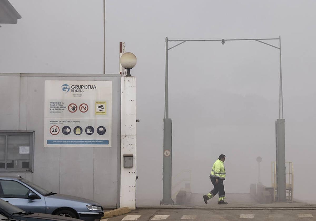 Las imágenes del incendio de Goiain