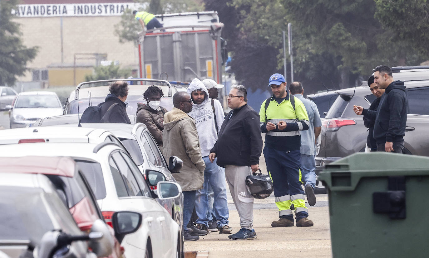 Las imágenes del incendio de Goiain