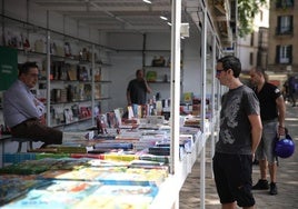 Feria del libro de Bilbao.