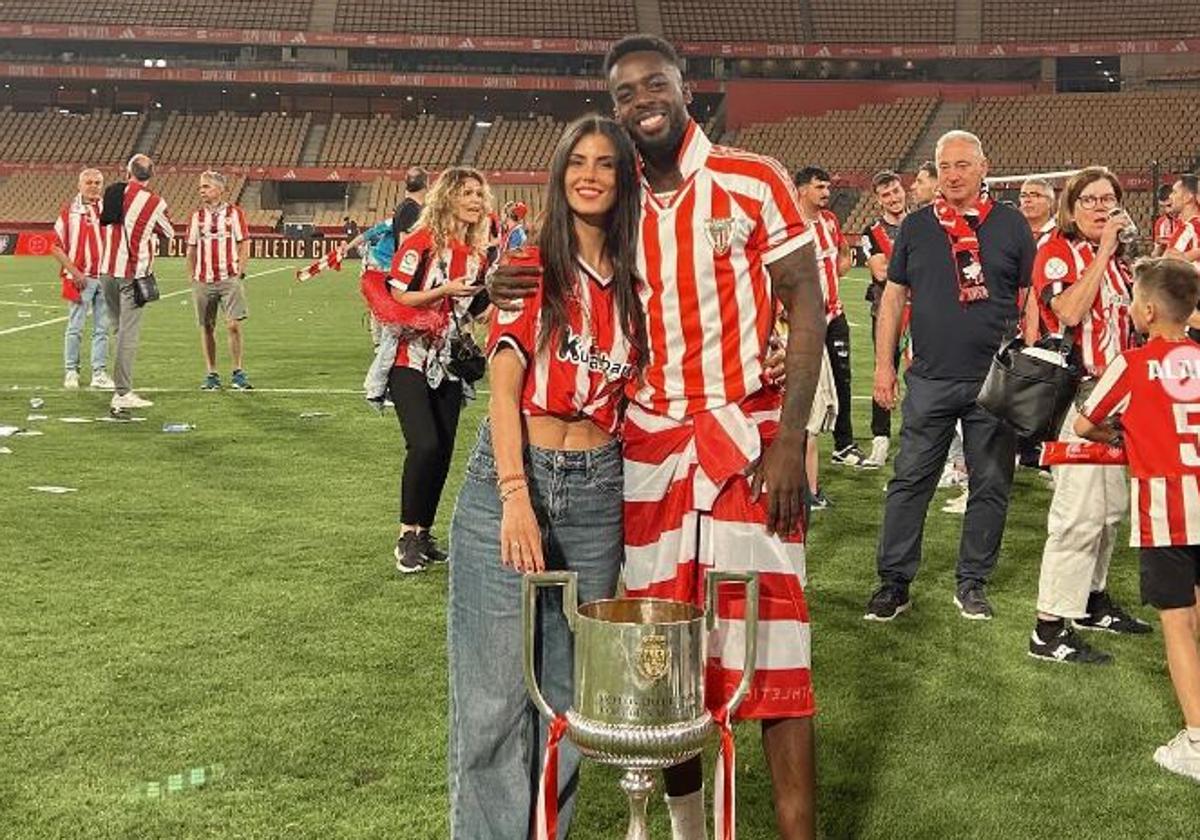 Iñaki Williams y Patricia Morales se casan este sábado en la Basílica de Begoña