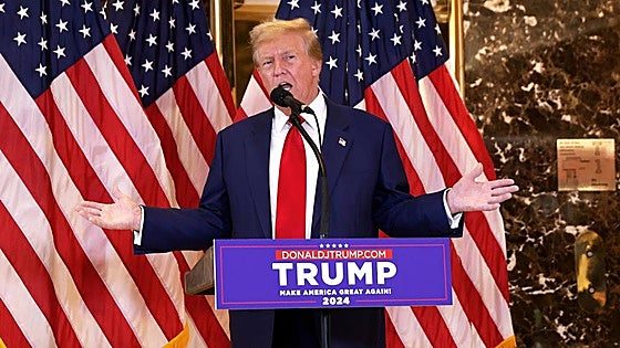 Trump torrencial