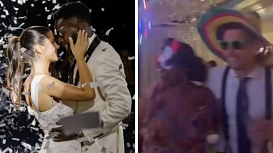 Sombreros mexicanos, una capa de luces, bailes africanos... Así fue el fiestón en la boda de Iñaki Williams y Patricia Morales