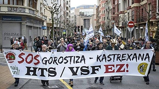 Gorostiza vuelve a echarse a la calle contra la Variante Sur Ferroviaria