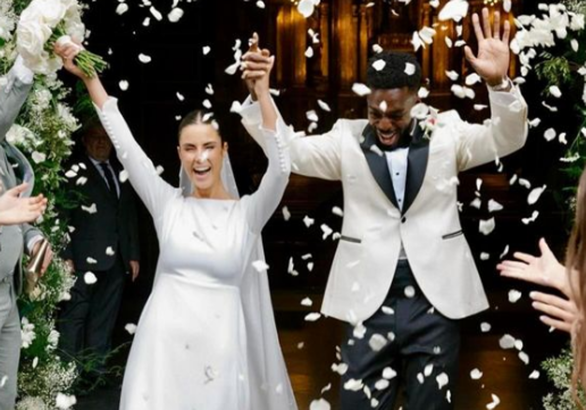 Iñaki Williams y Patricia Morales abren el álbum de fotos de su boda