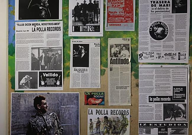 Diferentes recortes de una muestra que se celebró hace un lustro en Salvatierra con motivo del 40 aniversario de La Polla Records.