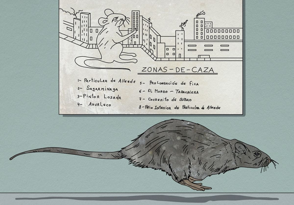 En la ilustración puede verse un detalle del folleto original de la cacería.