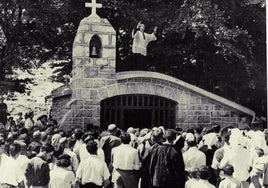 Hubo una gran fervor religioso en esta ermita de Amorebeita.