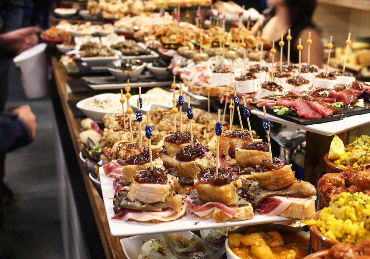 Estos son los cuatro pintxos tradicionales que buscan coronarse como el mejor de Bizkaia