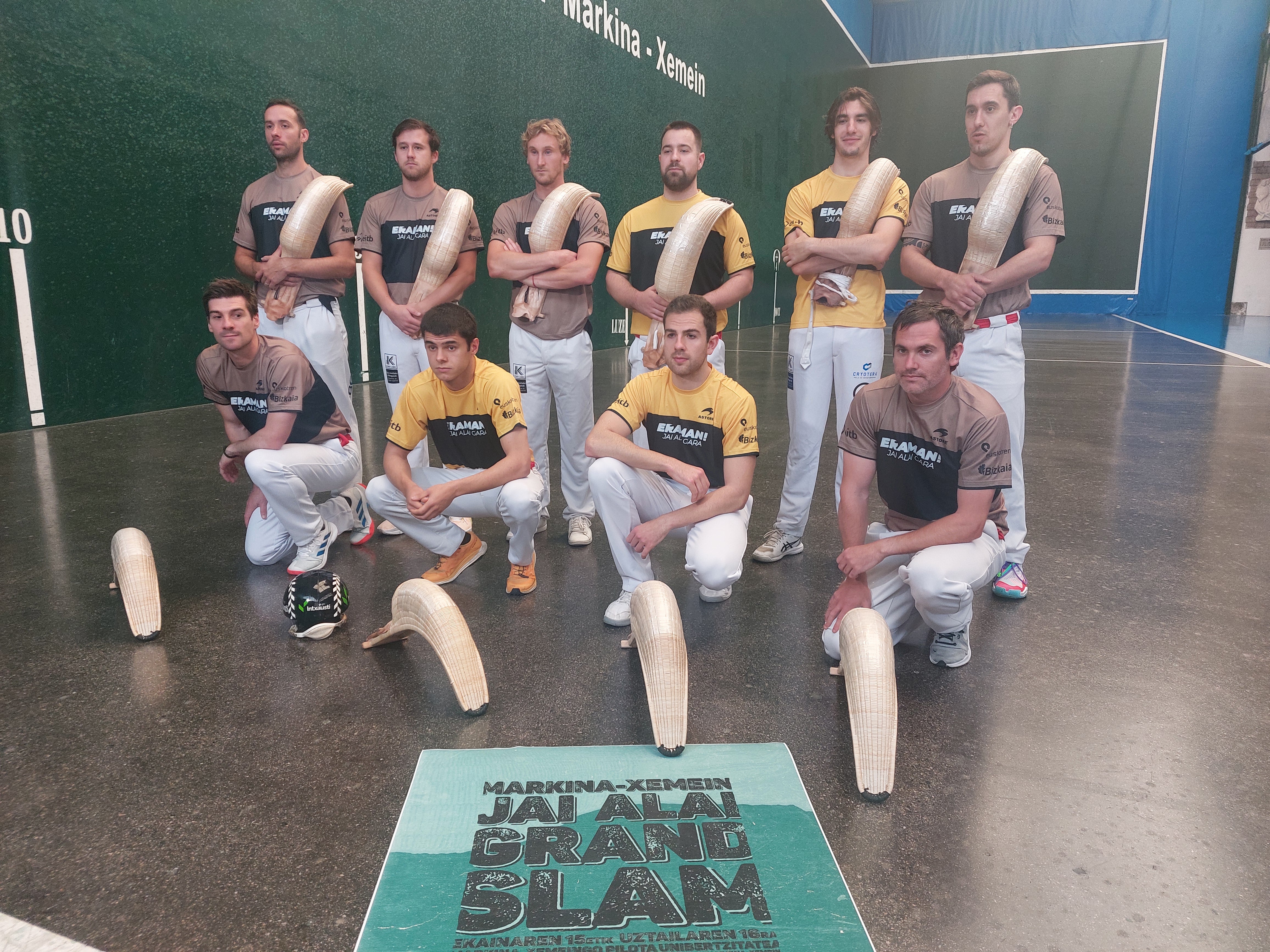 Parte de los puntistas que jugarán el Grand Slam de Markina a partir del sábado.