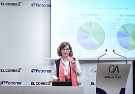 Belén Romana en el Foro Objetivo Actualidad EL CORREO-Petronor