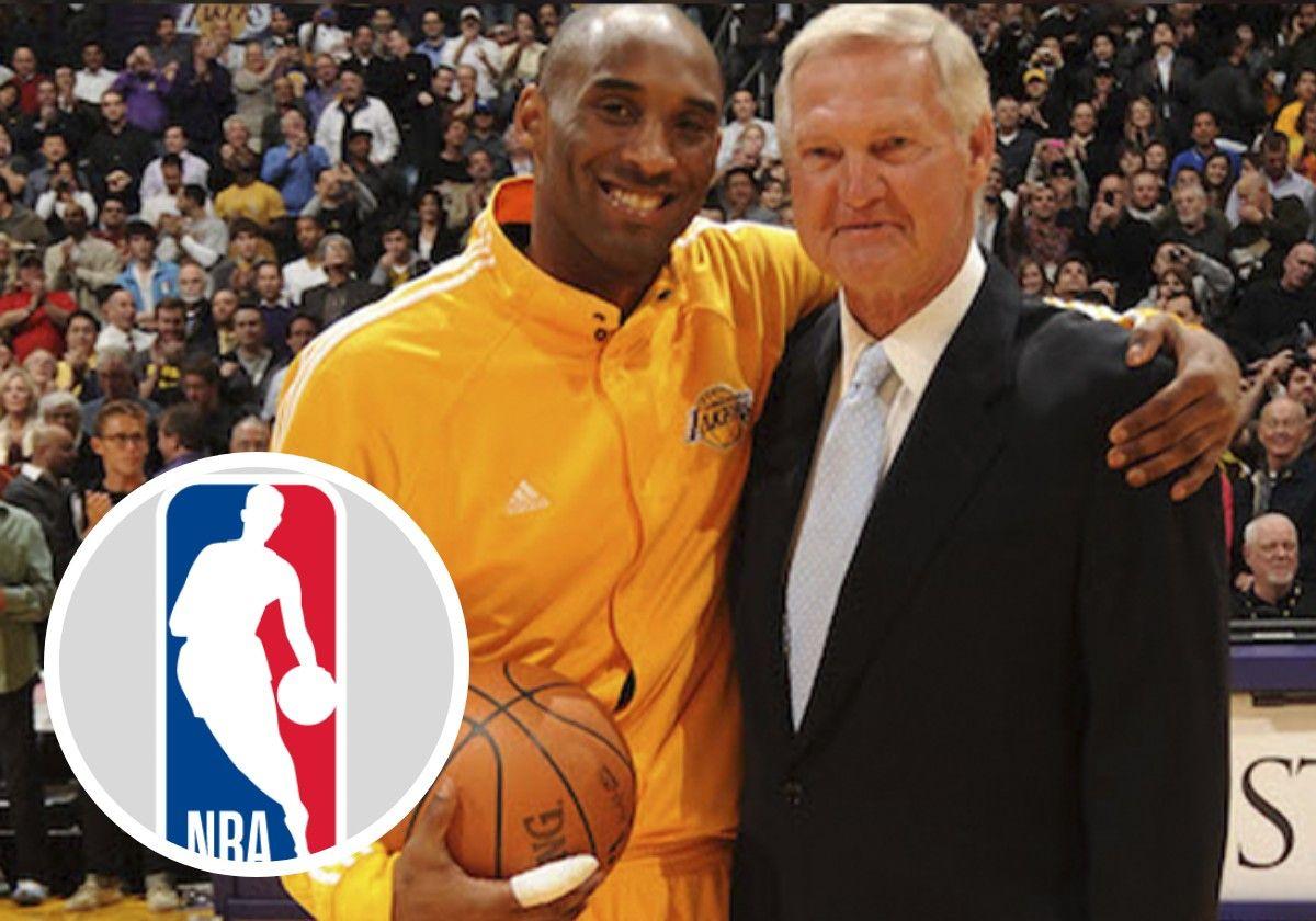 Kobe Bryant y Jerry West.