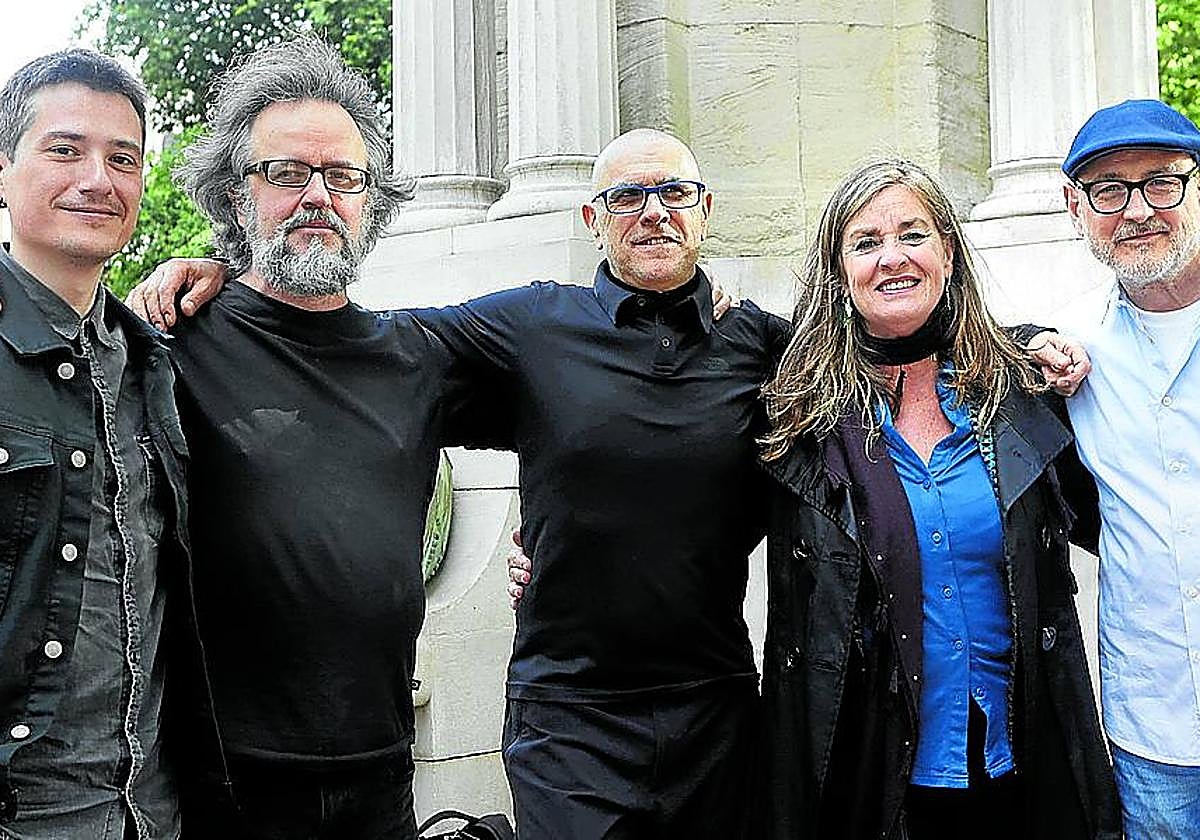 Raúl Vera, José Luis Canal, Rober Caballero, Malú Garay y Blas Fernández.