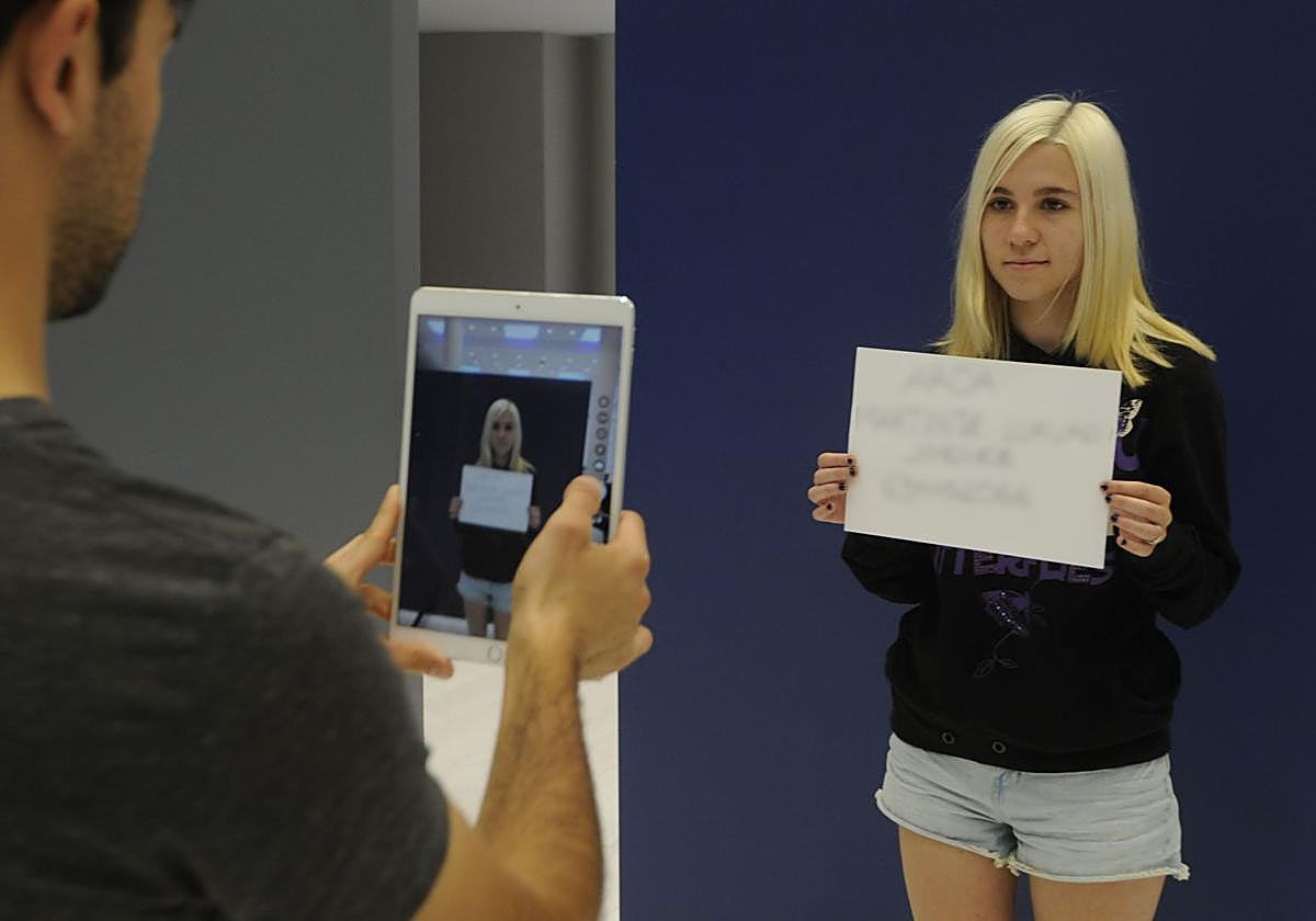 Imagen de un casting celebrado en 2019 con motivo de la preparación del rodaje de 'El silencio de la ciudad blanca'.