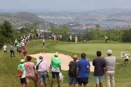 Un momento de la disputa de la segunda edición del PGAe Open Bizkaia en La Arboleda.